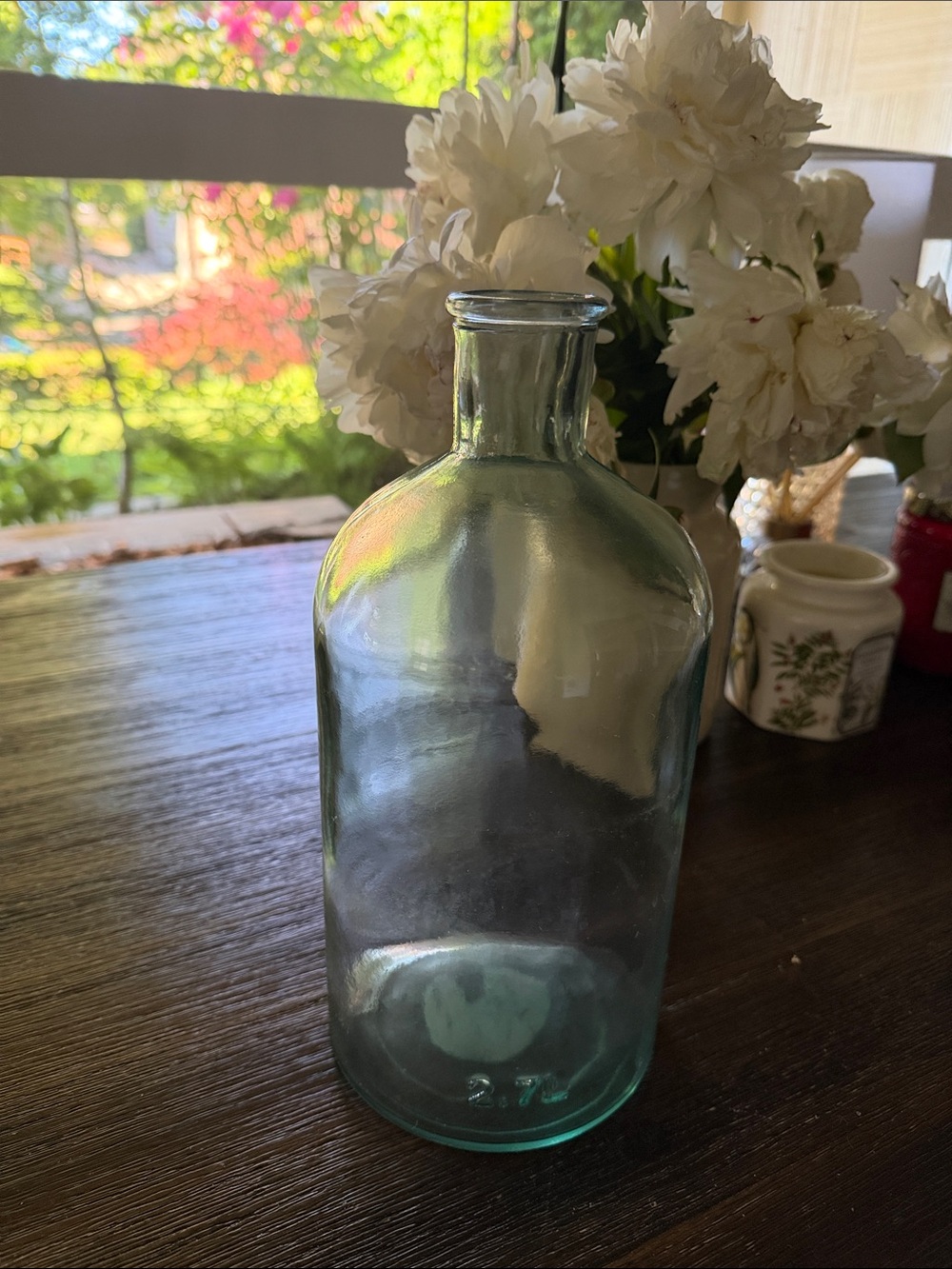 Clear Glass Bottle Vase vintage  2.7 ml
Hearth and Hand with Magnolia